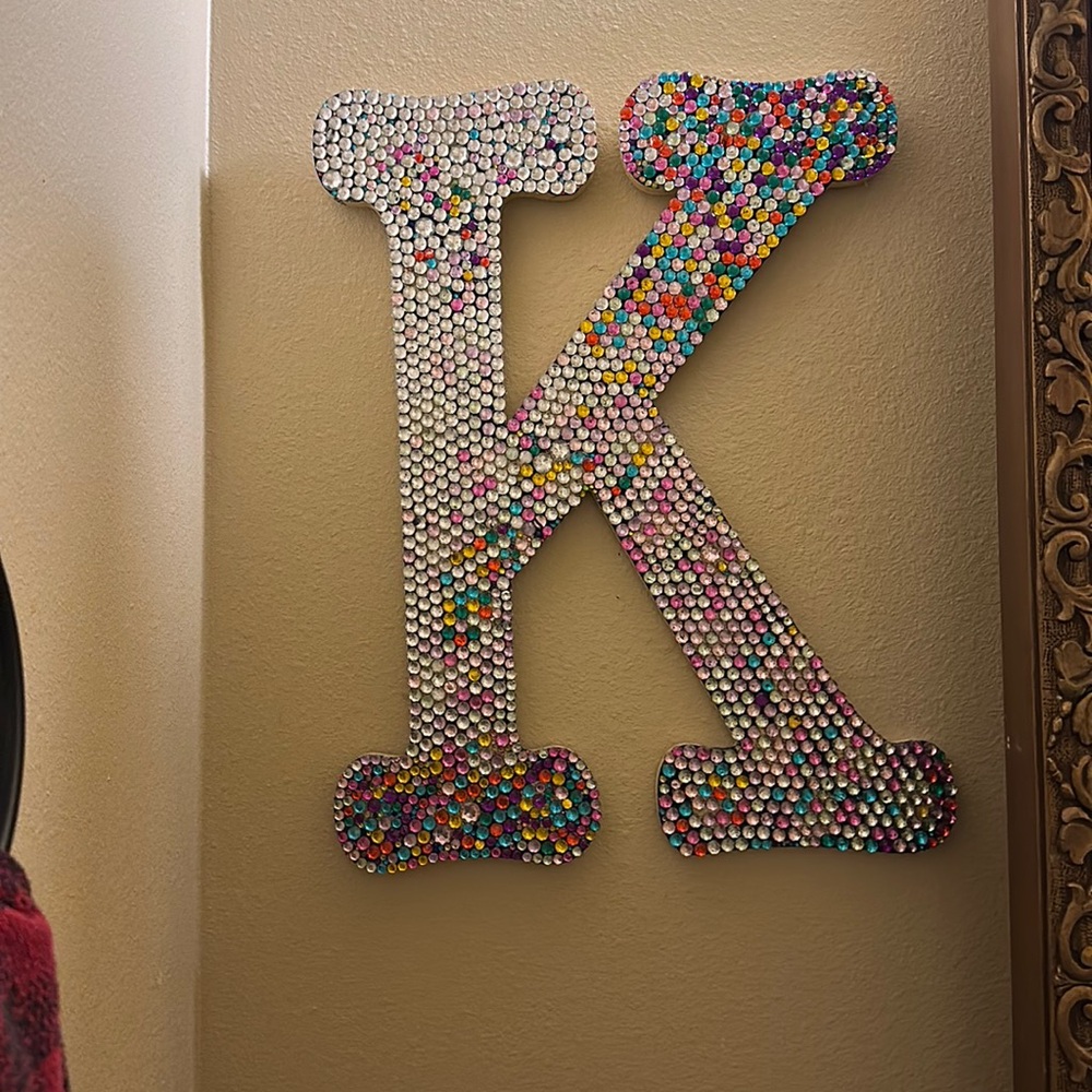 Hand Bedazzled K